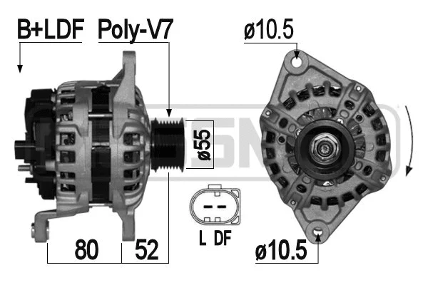 Alternator (209057A)