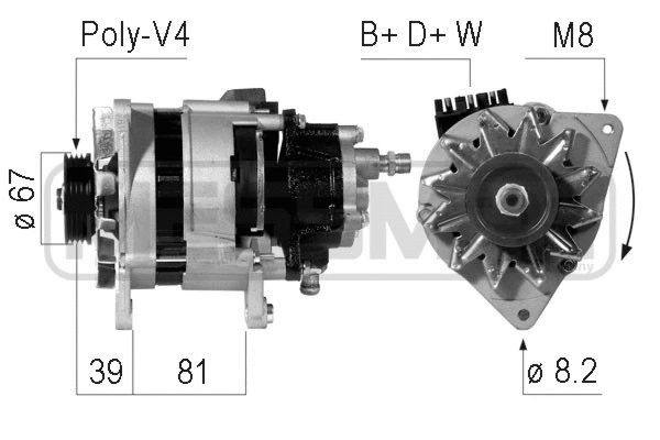 Alternator (210154A)
