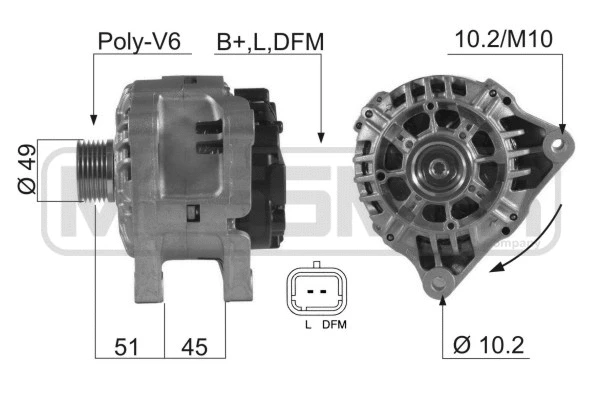 Alternator (210545A)