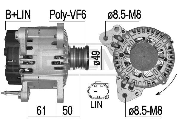 Alternator (209536A)