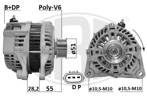Alternator (209647A)
