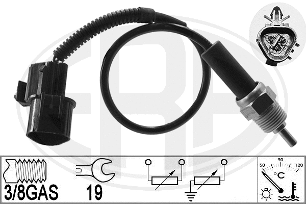 Sensor, coolant temperature (331028)