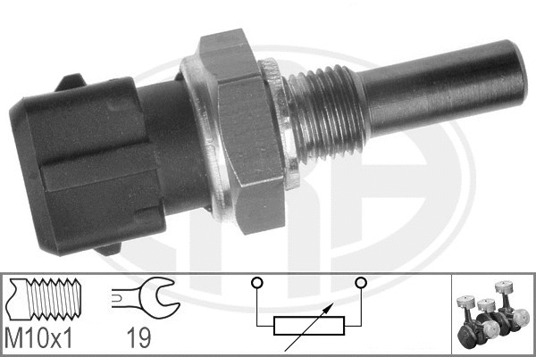 Sensor, coolant temperature (330136)