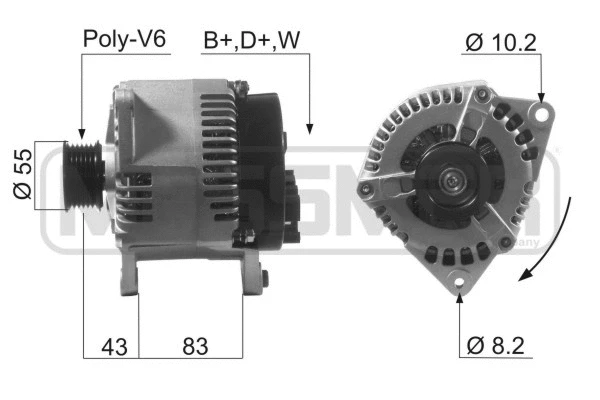 Alternator (210616A)