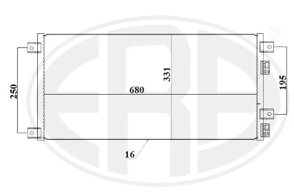 Condenser, air conditioning (667221)