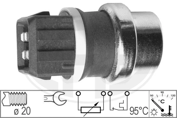 Sensor, coolant temperature (330151)