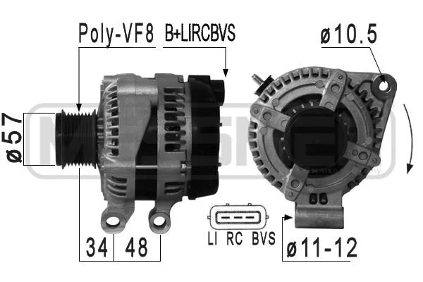 Alternator (210902A)