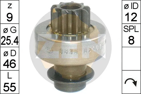 Freewheel Gear, starter (ZN0836)