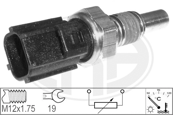 Sensor, coolant temperature (330584)