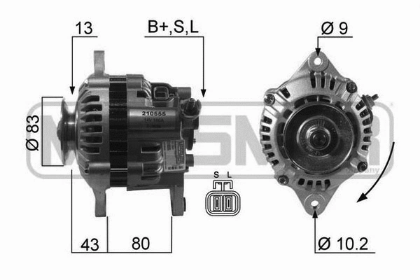 Alternator (210555A)