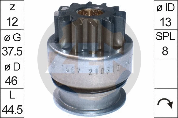 Freewheel Gear, starter (ZN1567)