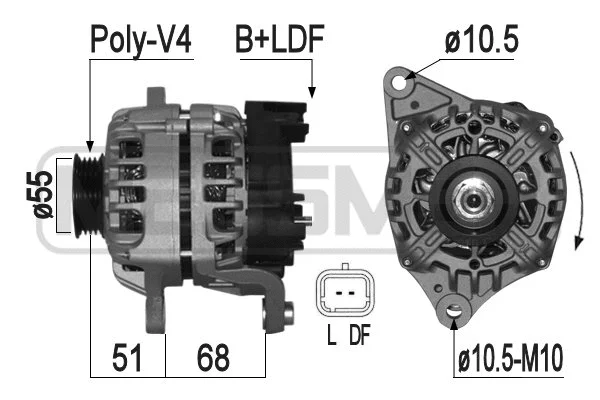 Alternator (209143A)