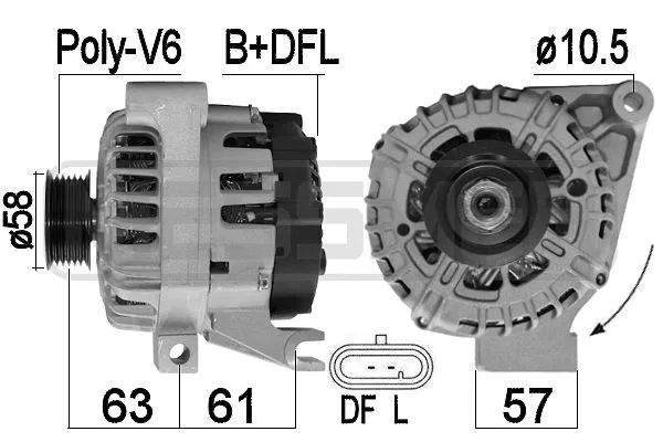 Alternator (209613A)