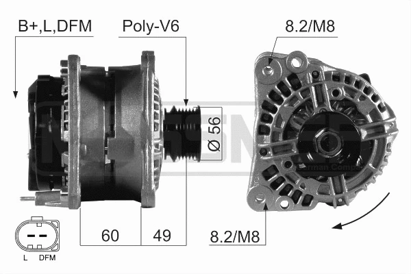 Alternator (210632A)