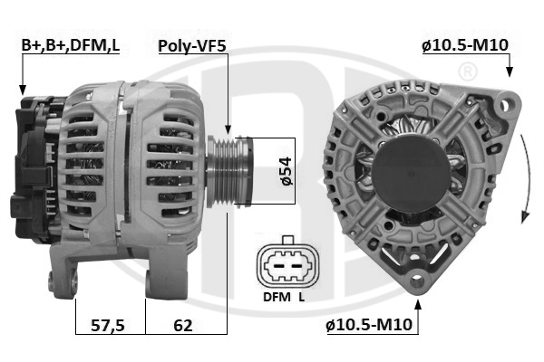 Alternator (209672A)