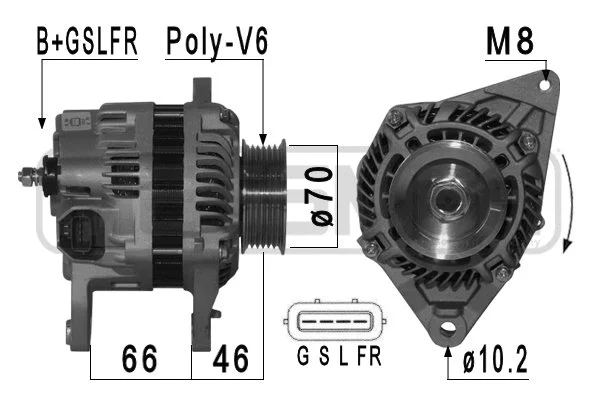 Alternator (210952A)