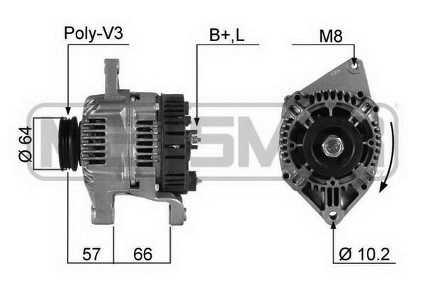 Alternator (210346R)