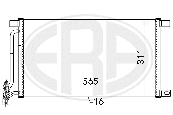 Condenser, air conditioning (667134)