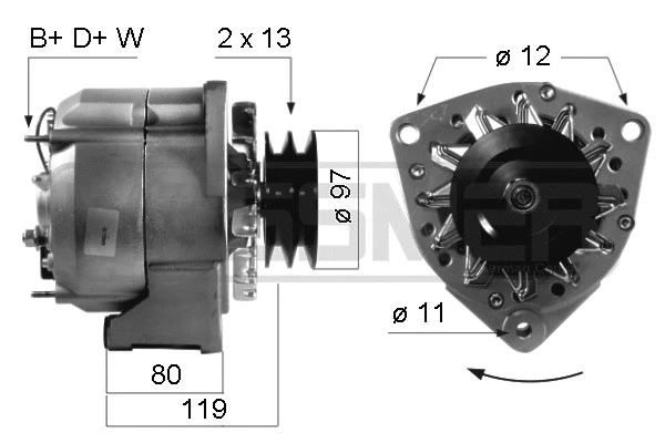 Alternator (210306A)