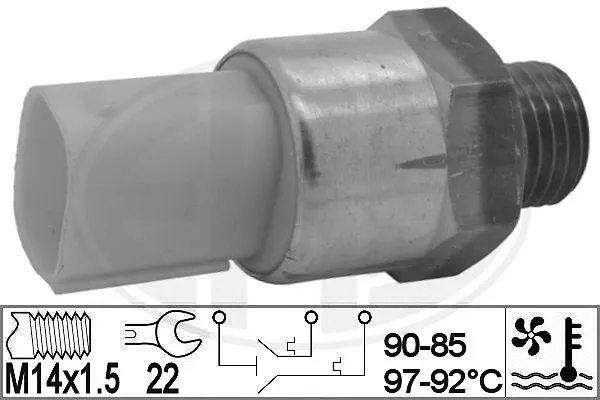 Temperature Switch, radiator fan (330835)