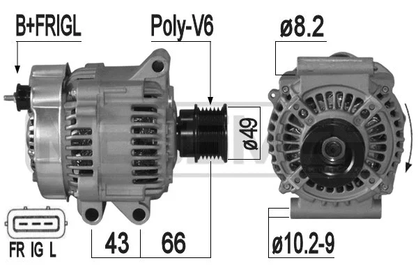 Alternator (209302A)