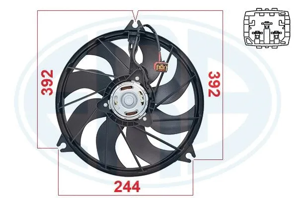 Fan, engine cooling (352079)