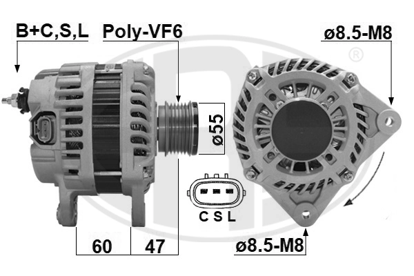 Alternator (209650A)