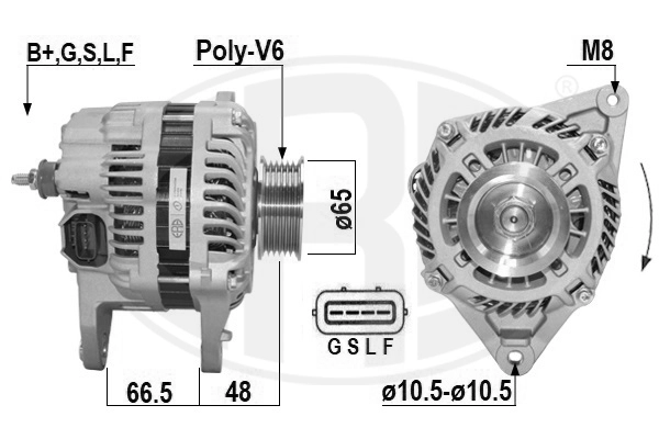 Alternator (209645A)