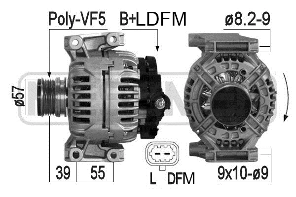 Alternator (209078A)