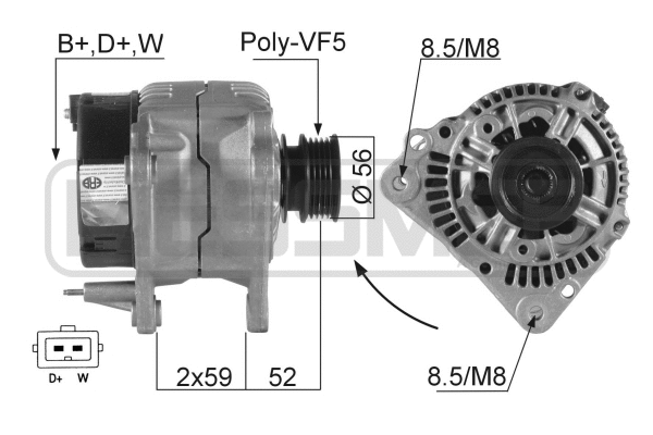 Alternator (210047A)