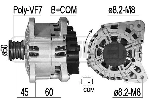 Alternator (209524A)