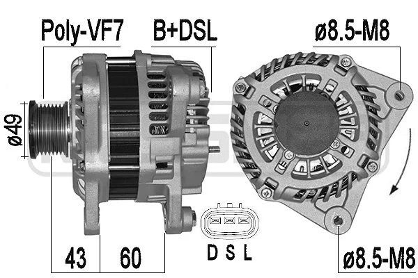 Alternator (209526A)