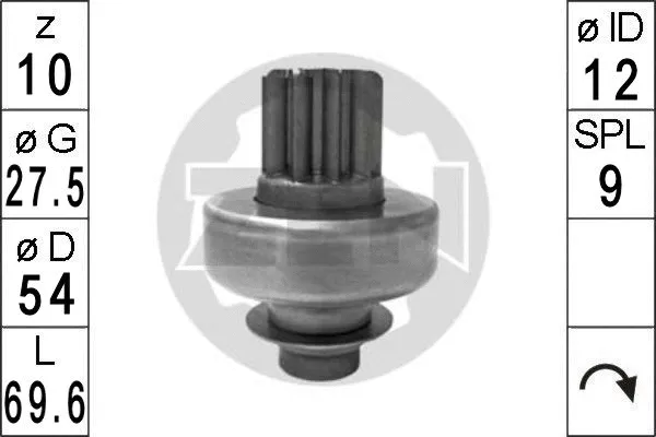 Freewheel Gear, starter (ZN1705)