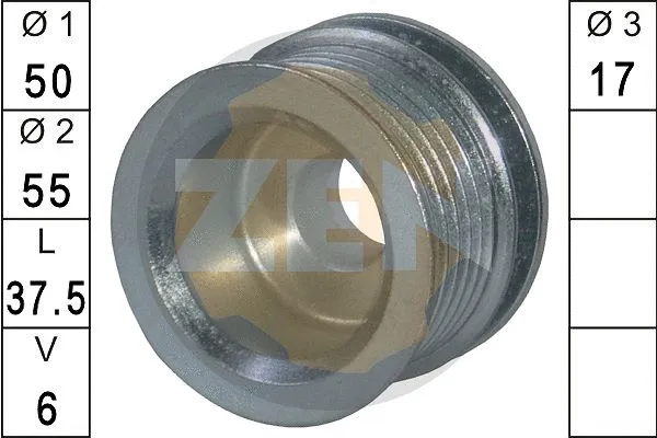 Belt Pulley, alternator (ZN5352)