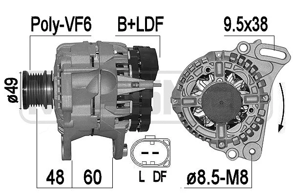 Alternator (209542A)