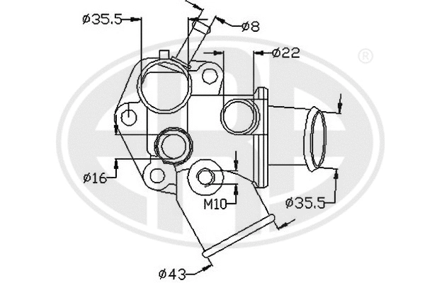 Thermostat, coolant (350257)