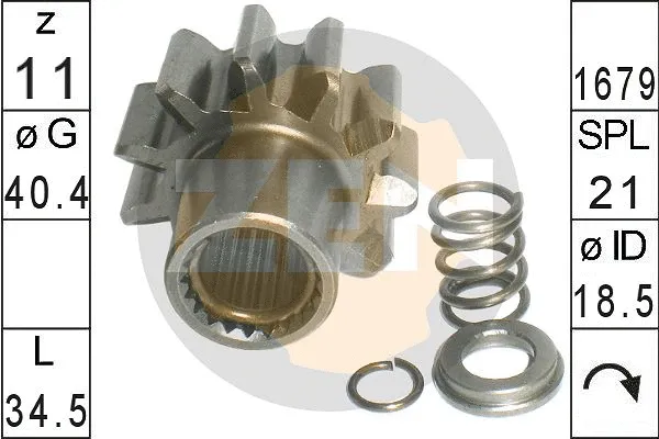 Pinion, starter (ZN12954)