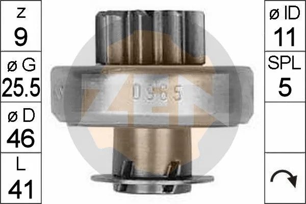 Freewheel Gear, starter (ZN0965)