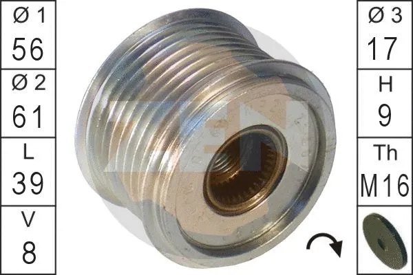 Alternator Freewheel Clutch (ZN5534)