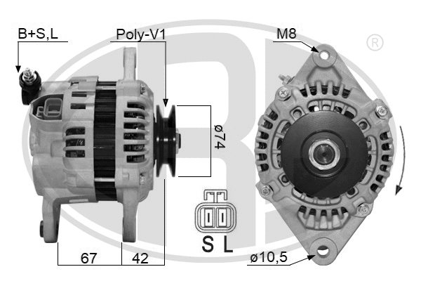 Alternator (209621A)