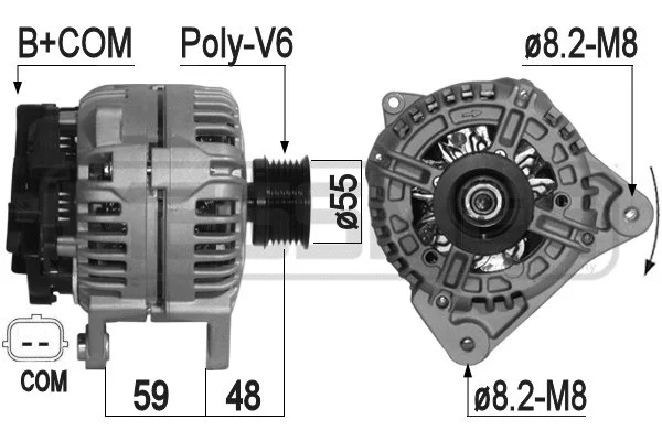 Alternator (209098A)