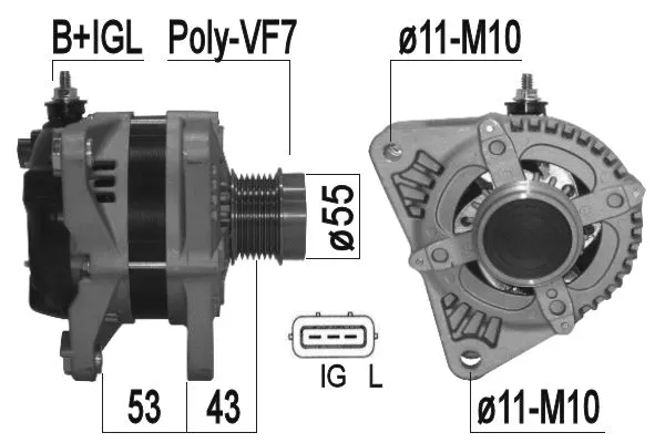 Alternator (209369A)