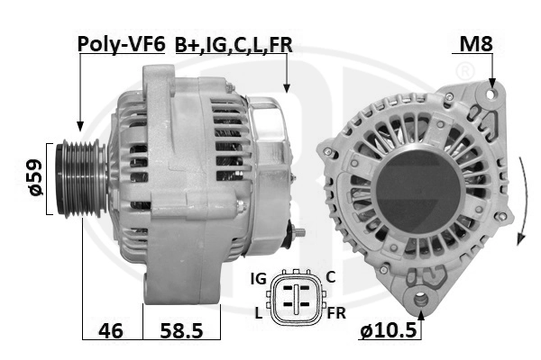 Alternator (209660A)