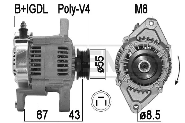 Alternator (209508A)