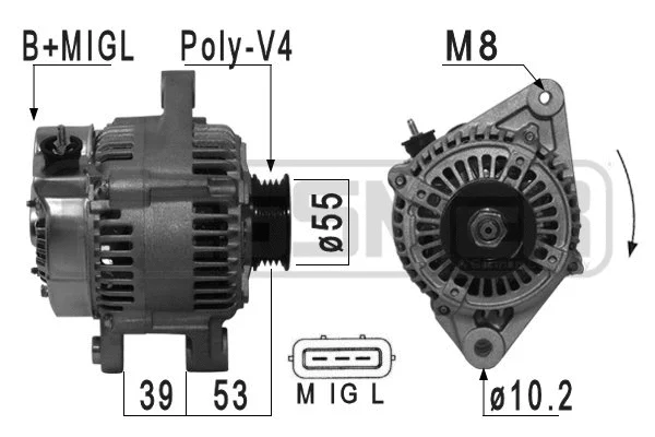Alternator (210932A)