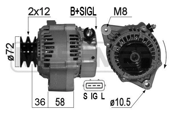 Alternator (209250A)