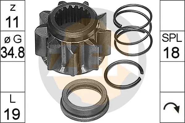 Pinion, starter (ZN9426)
