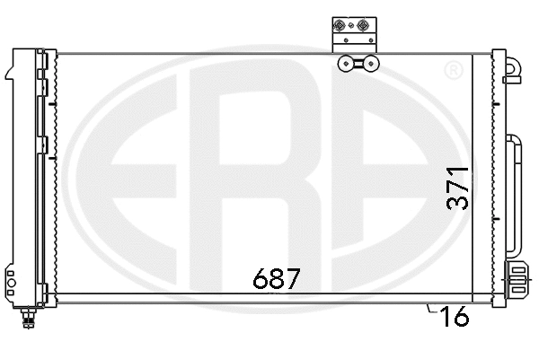 Condenser, air conditioning (667050)