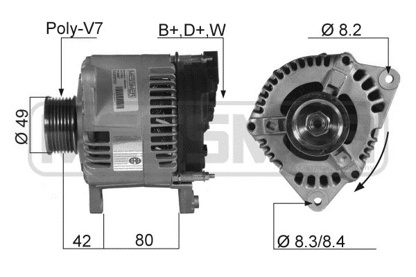 Alternator (210067A)