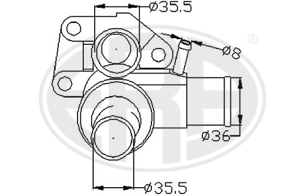 Thermostat, coolant (350315)